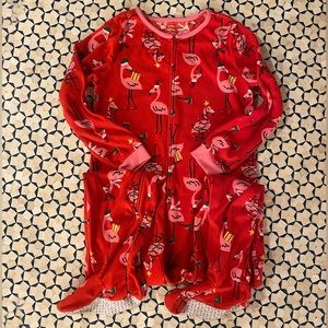 Carter’s Holiday Themed Footed Fleece PJs size 10